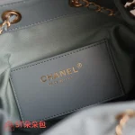 高仿香奈兒/Chanel Hobo 菱格紋手提包 淺藍色 小號：圖片 9