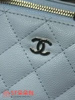 高仿香奈兒/Chanel 25C 淺藍色方盒子包：圖片 8