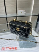 高仿香奈兒/Chanel 25S WOC黑色盒子包：圖片 8