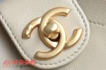 高仿香奈兒/Chanel 25P 米白色大號嬉皮包：圖片 7