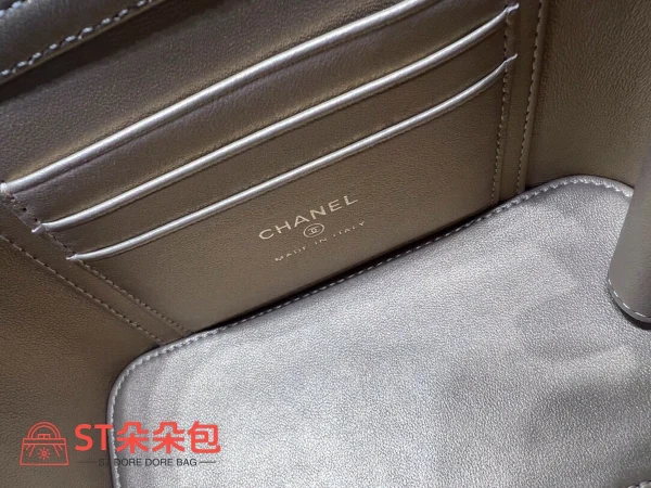 高仿香奈兒/Chanel Vanity 菱格紋化妝箱包 粉色：圖片 10