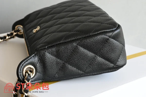 高仿香奈兒/Chanel Pochette系列黑色麻將包：圖片 5