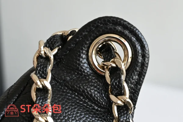 高仿香奈兒/Chanel Pochette系列黑色麻將包：圖片 8