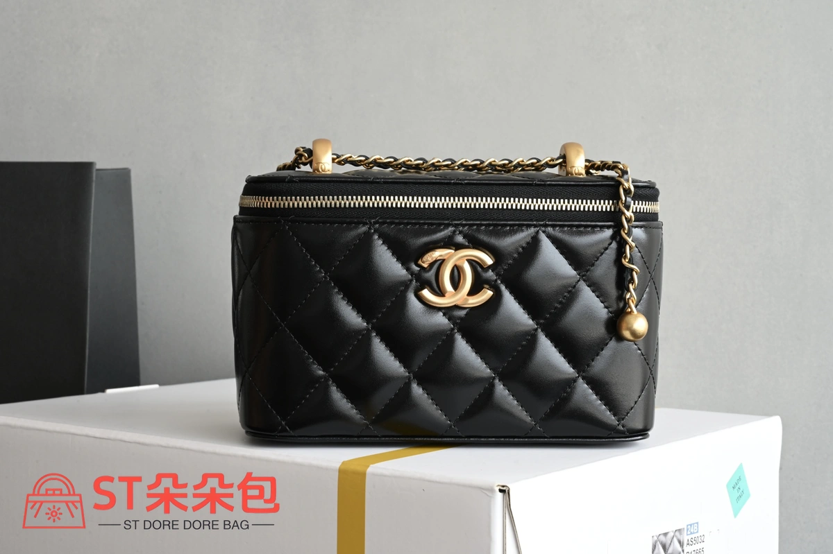 高仿香奈兒/Chanel 25S黑色化妝包 2 高仿香奈兒/Chanel 25S黑色化妝包