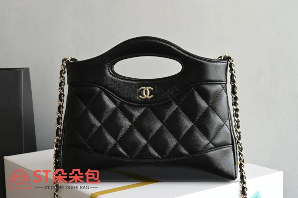 高仿香奈兒/Chanel Coco Top Handle Small 黑色小號經典手提包：圖片 2