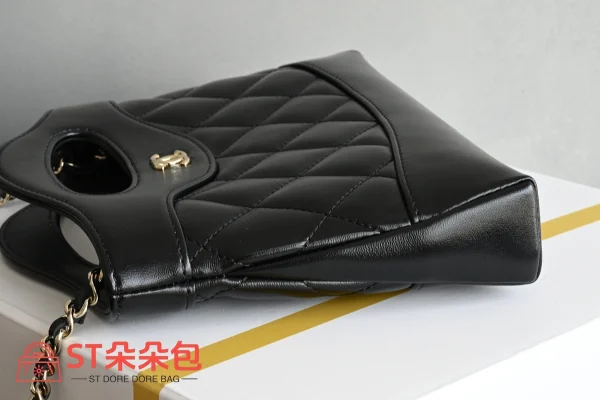 高仿香奈兒/Chanel Coco Top Handle Small 黑色小號經典手提包：圖片 5