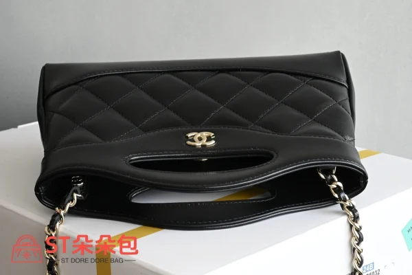 高仿香奈兒/Chanel Coco Top Handle Small 黑色小號經典手提包：圖片 6