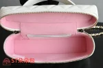 高仿香奈兒/Chanel Vanity Case 迷你化妝包 白色：圖片 10