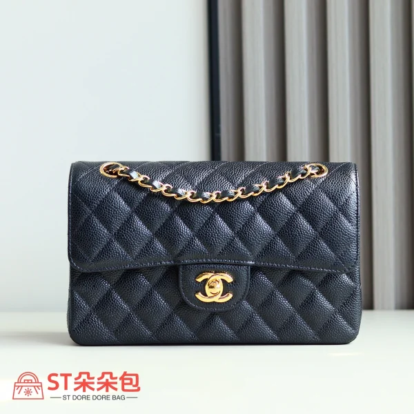 高仿香奈兒/Chanel Classic Flap黑色WOC肩背包：圖片 2