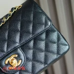 高仿香奈兒/Chanel Classic Flap黑色WOC肩背包：圖片 6