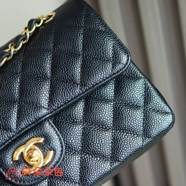高仿香奈兒/Chanel Classic Flap黑色WOC肩背包：圖片 6