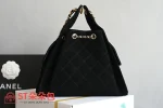 高仿香奈兒/Chanel Bucket Bag 抽繩水桶包 黑色：圖片 3