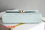 高仿香奈兒/Chanel 25S WOC鏈條包 淺藍色：圖片 4