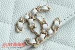 高仿香奈兒/Chanel 25S WOC鏈條包 淺藍色：圖片 7