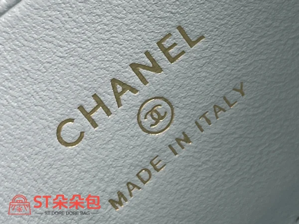 高仿香奈兒/Chanel 25S WOC鏈條包 淺藍色：圖片 10
