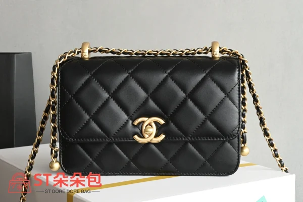高仿香奈兒/Chanel 19系列 19 Flap Bag 黑色：圖片 2
