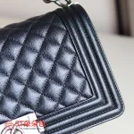 高仿香奈兒/Chanel Leboy系列25cm中號黑色肩背包：圖片 6