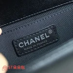 高仿香奈兒/Chanel Leboy系列25cm中號黑色肩背包：圖片 9
