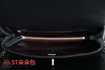 高仿香奈兒/Chanel Deauville 菱格紋手提肩背包 黑色：圖片 10