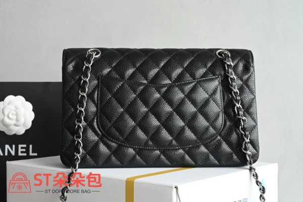 高仿香奈兒/Chanel Classic Flap 經典鏈條單肩包 黑色：圖片 3