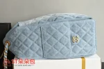 高仿香奈兒/Chanel Deauville 抽繩水桶包 牛仔藍：圖片 5