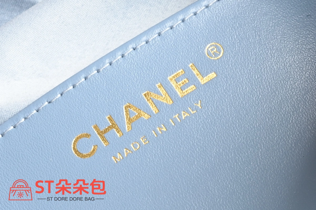 高仿香奈兒/Chanel Deauville 抽繩水桶包 牛仔藍 9 高仿香奈兒/Chanel Deauville 抽繩水桶包 牛仔藍