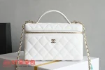 高仿香奈兒/Chanel Vanity Case系列白色小型化妝包：圖片 2