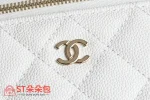 高仿香奈兒/Chanel Vanity Case系列白色小型化妝包：圖片 7