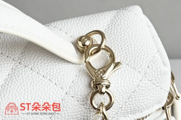 高仿香奈兒/Chanel Vanity Case系列白色小型化妝包：圖片 8
