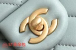 高仿香奈兒/Chanel Classic Flap Mini（方胖子）淡青色：圖片 6