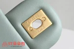 高仿香奈兒/Chanel Classic Flap Mini（方胖子）淡青色：圖片 8