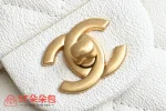 高仿香奈兒/Chanel Classic Flap 白色帶手提菱格紋單肩包：圖片 7