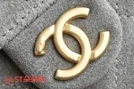 高仿香奈兒/Chanel 22系列 抽繩手袋 灰色：圖片 7