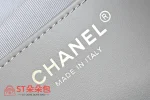 高仿香奈兒/Chanel 22系列 抽繩手袋 灰色：圖片 10
