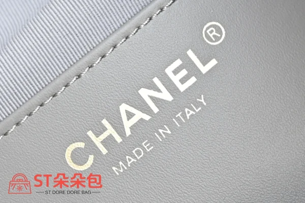 高仿香奈兒/Chanel 22系列 抽繩手袋 灰色：圖片 10