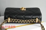 高仿香奈兒/Chanel 25s 口蓋包 黑色：圖片 6