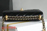 高仿香奈兒/Chanel Wallet on Chain 黑色鏈條錢包式單肩包：圖片 6