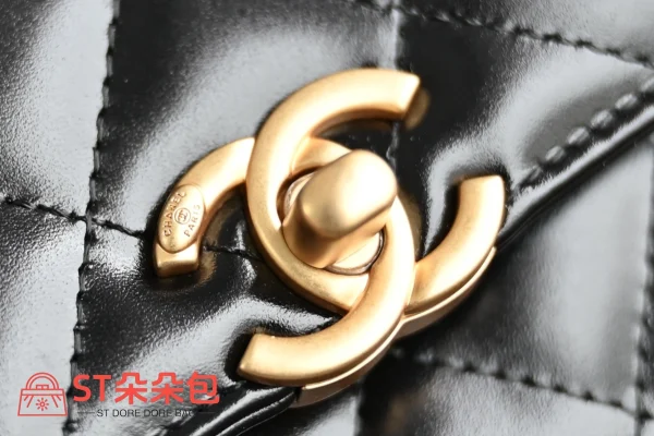 高仿香奈兒/Chanel Wallet on Chain 黑色鏈條錢包式單肩包：圖片 7