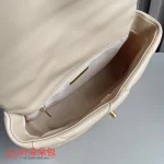 高仿香奈兒/Chanel 19 小號肩背包｜粉紅山羊皮×24K做舊鍍金五金：圖片 8