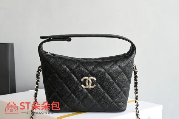 高仿香奈兒/Chanel 19系列 Small Hobo Bag 黑色：圖片 2