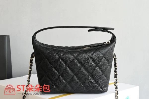 高仿香奈兒/Chanel 19系列 Small Hobo Bag 黑色：圖片 3
