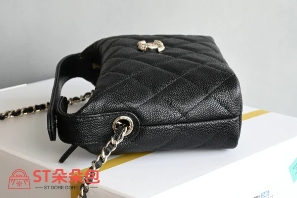 高仿香奈兒/Chanel 19系列 Small Hobo Bag 黑色：圖片 5