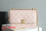 高仿香奈兒/Chanel 25s 口蓋包 粉色：圖片 2