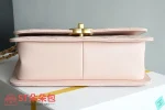 高仿香奈兒/Chanel 25s 口蓋包 粉色：圖片 4