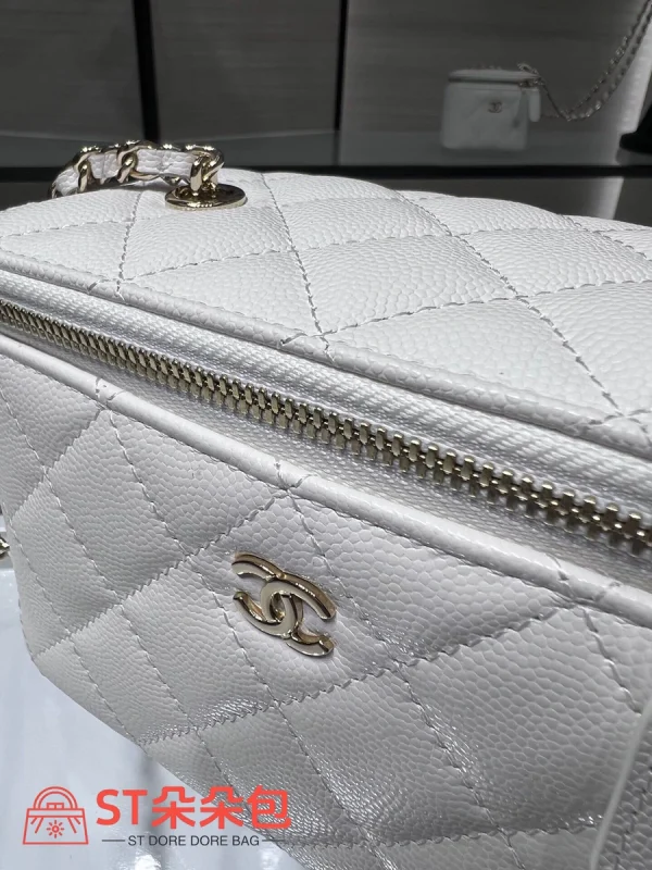 高仿香奈兒/Chanel 22A 方盒造型手袋 白色：圖片 6