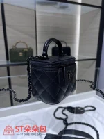 高仿香奈兒/Chanel Vanity Case 黑色小型化妝包：圖片 7