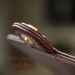 香奈兒 25BAG 嬉皮hobo酒紅色 小號鑒定版 實拍細節側邊
