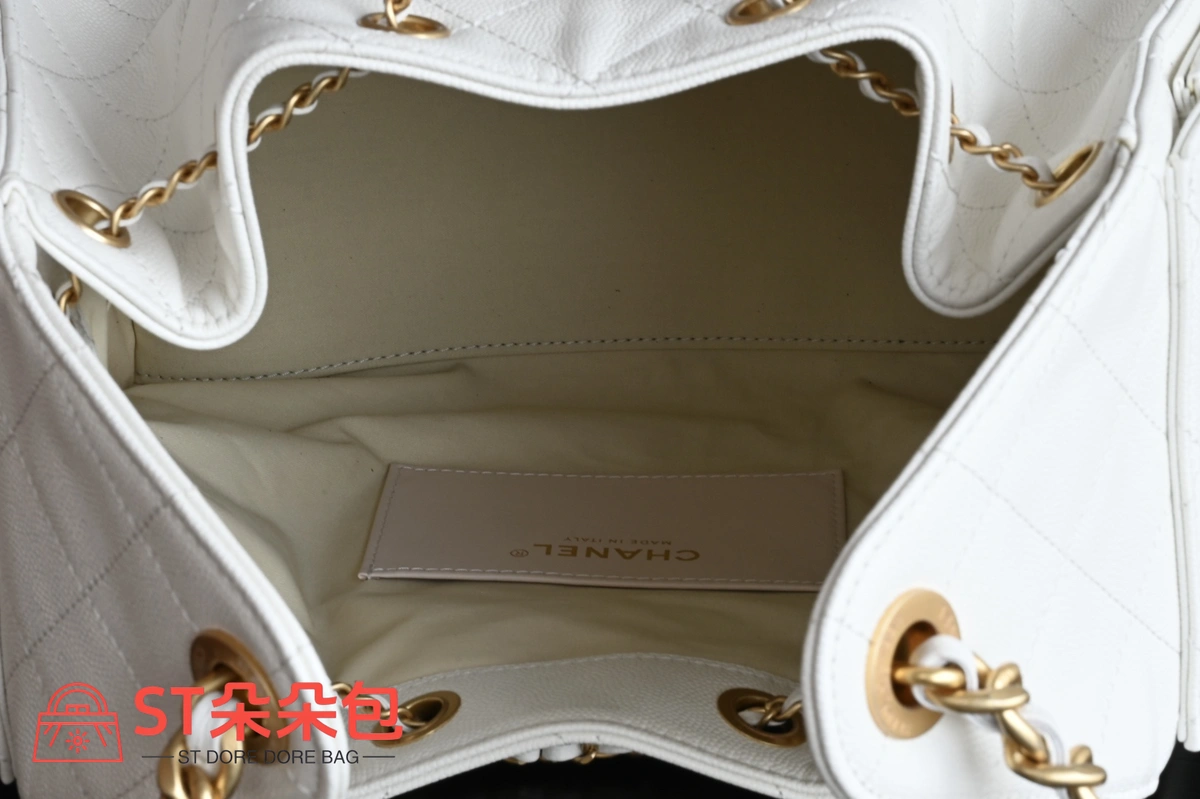 高仿香奈兒/Chanel Coco Handle 菱格紋鏈條手提包 白色 10 高仿香奈兒/Chanel Coco Handle 菱格紋鏈條手提包 白色