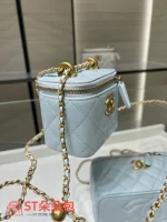 高仿香奈兒/Chanel 25S 淺藍色盒子包：圖片 4