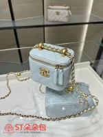 高仿香奈兒/Chanel 25S 淺藍色盒子包：圖片 8